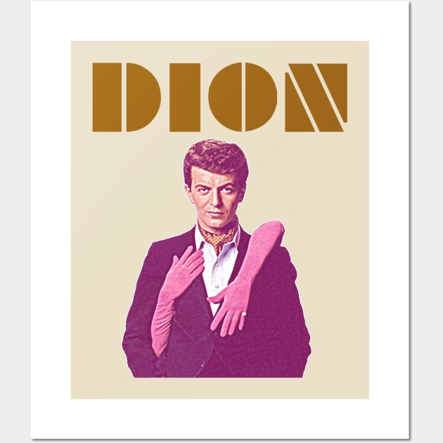 Dion // Alone With A Music Icon 60s FanArt Wall Art by darklordpug